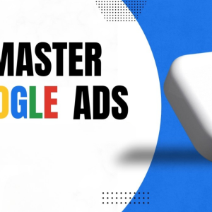 Google Ads Masterclass banner with rocket and Google Ads logo